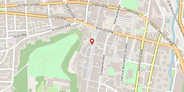 Karte der Umgebung von Hauptstraße 16, 89522 Heidenheim