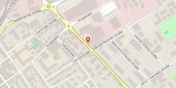 Karte der Umgebung von Alzeyerstraße 23, 55543 Bad Kreuznach