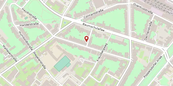 Karte der Umgebung von Agrippinenstr. 12, 53115 Bonn