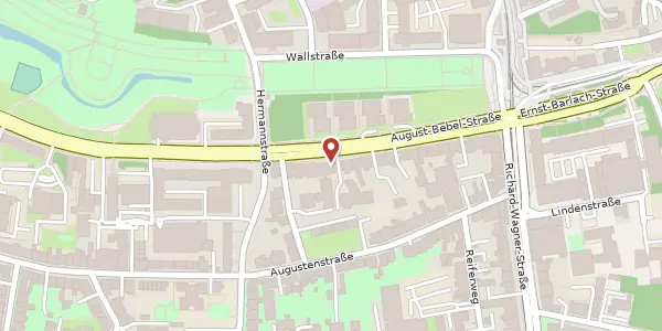 Karte der Umgebung von August-Bebel-Straße 10-12, 18055 Rostock