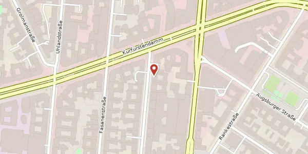Karte der Umgebung von Meinekestraße 26, 10719 Berlin