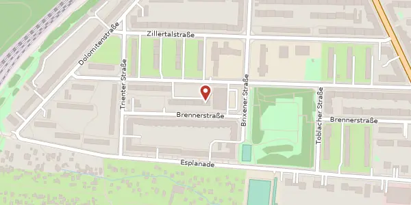 Karte der Umgebung von Tiroler Straße 26, 13187 Berlin