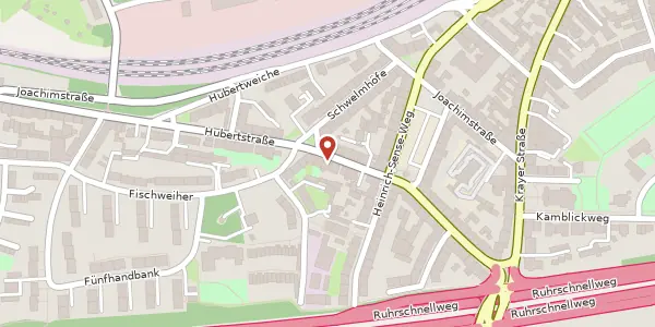 Karte der Umgebung von Hubertstr. 292, 45307 Essen