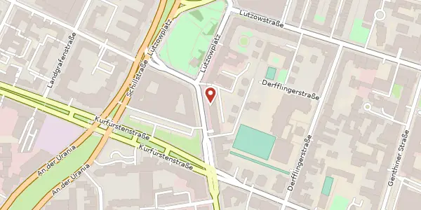 Karte der Umgebung von Karl-Heinrich-Ulrichs-Straße 24, 10785 Berlin