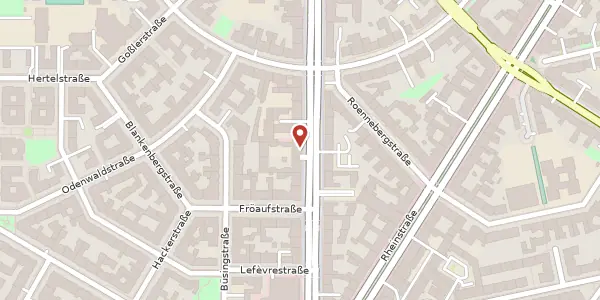 Karte der Umgebung von Bundesallee 89, 12161 Berlin