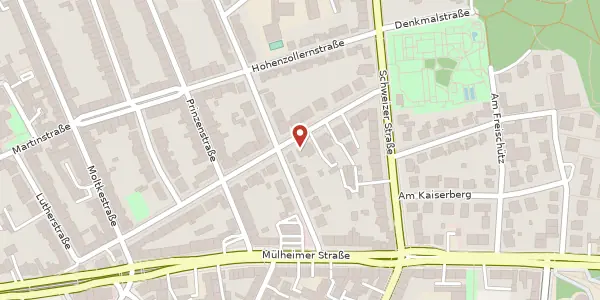 Karte der Umgebung von Gerhart-Hauptmann-Str. 84, 47058 Duisburg