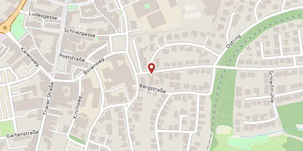 Karte der Umgebung von Albachstraße 1, 54634 Bitburg