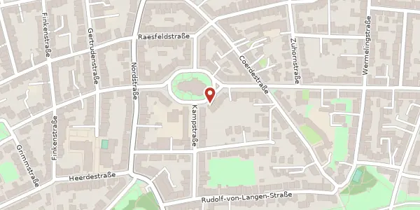 Karte der Umgebung von Hoyastr. 18, 48147 Münster