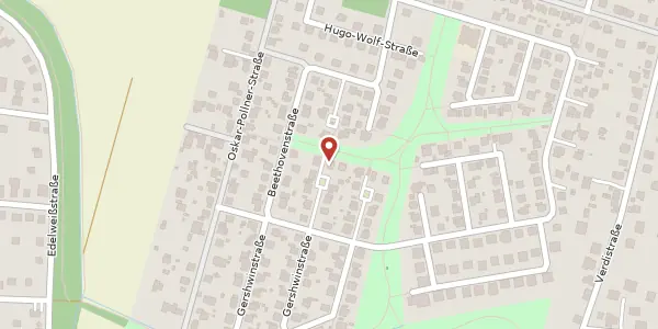 Karte der Umgebung von Beethovenstraße 128, 14513 Teltow
