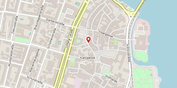 Karte der Umgebung von Gerichtsgasse 8, 78462 Konstanz