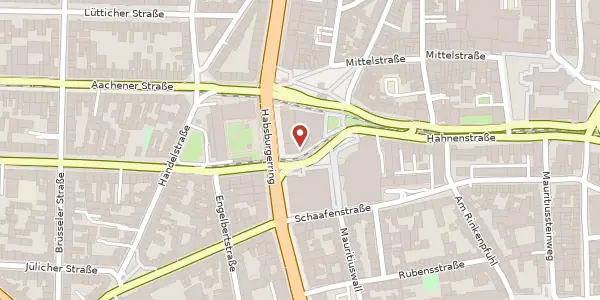 Karte der Umgebung von Pilgrimstr. 6, 50674 Köln