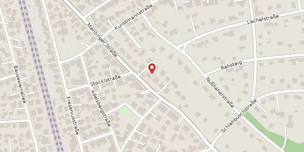 Karte der Umgebung von Menzinger Str. 130, 80997 München