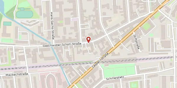 Karte der Umgebung von Geschwister-Scholl-Str. 83, 14471 Potsdam