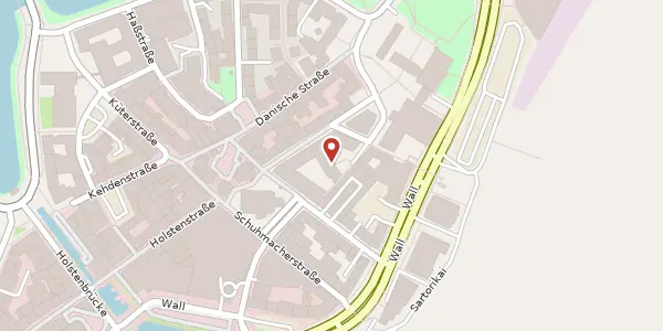 Karte der Umgebung von Schlossplatz 4, 24103 Kiel