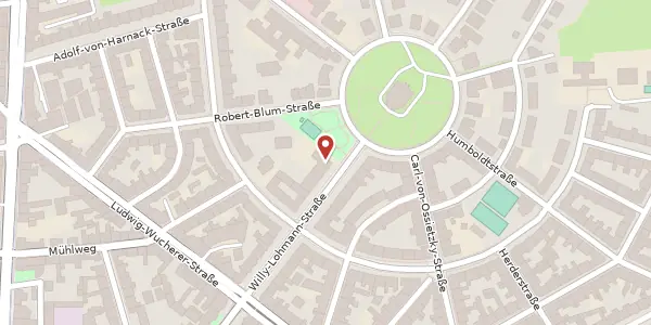 Karte der Umgebung von Willy-Lohmann-Straße 7a, 06114 Halle (Saale)