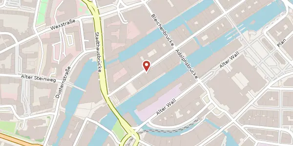 Karte der Umgebung von Neuer Wall 69, 20354 Hamburg