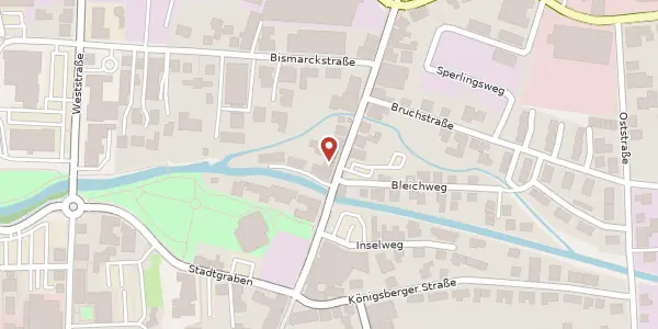 Karte der Umgebung von Mühlenstr. 51, 49324 Melle