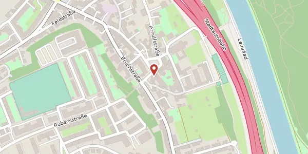 Karte der Umgebung von Saargemünder Straße 169, 66119 Saarbrücken