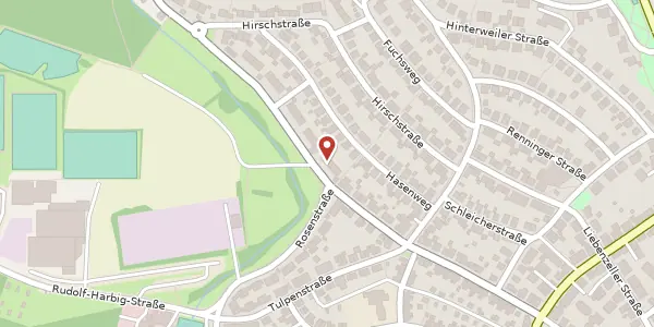 Karte der Umgebung von Maichinger Straße 76, 71063 Sindelfingen