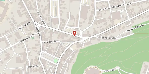 Karte der Umgebung von Kaiserstraße 54b, 66849 Landstuhl
