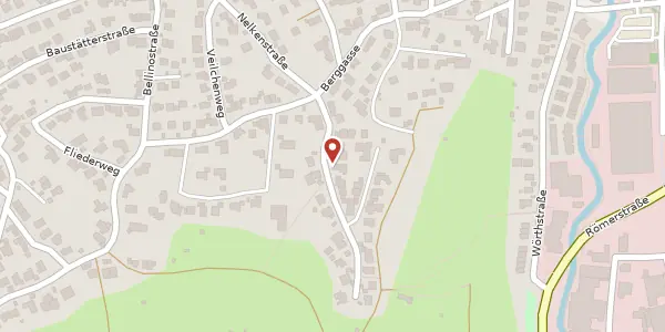 Karte der Umgebung von Nelkenstraße 45, 72764 Reutlingen