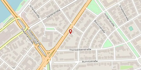 Karte der Umgebung von Kennedyallee 53, 60596 Frankfurt