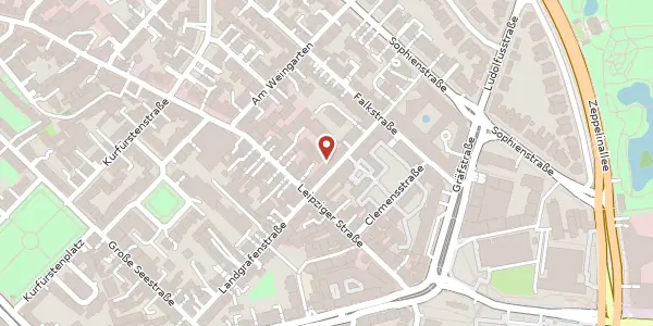Karte der Umgebung von Wildunger Straße 1a, 60487 Frankfurt