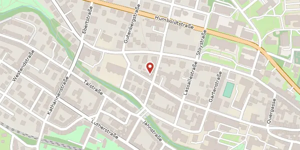 Karte der Umgebung von Semmelweisstraße 18, 07743 Jena
