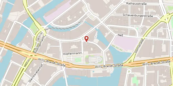 Karte der Umgebung von Bohnenstraße 2, 20457 Hamburg