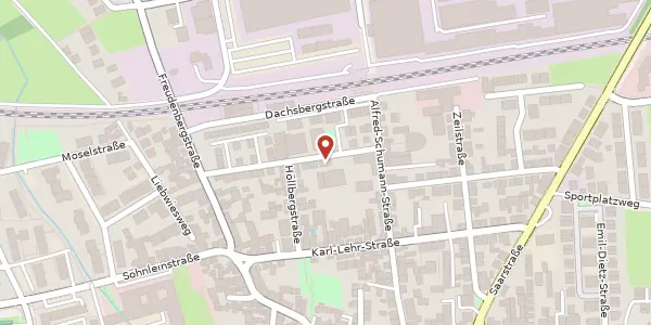 Karte der Umgebung von Schneebergstr. 17, 65201 Wiesbaden