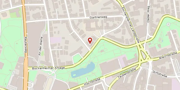 Karte der Umgebung von Bockenheimer Anlage 13, 60322 Frankfurt