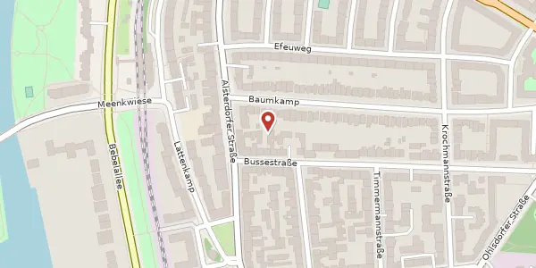 Karte der Umgebung von Alsterdorfer Straße 82c, 22299 Hamburg