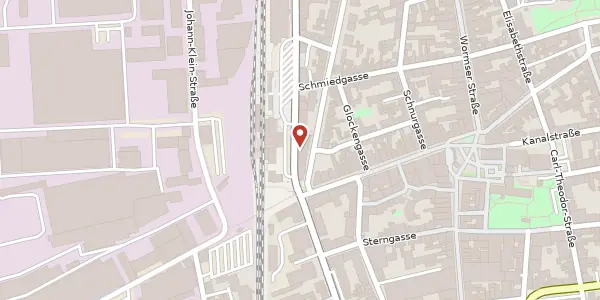 Karte der Umgebung von Eisenbahnstraße 4-6, 67227 Frankenthal (Pfalz)