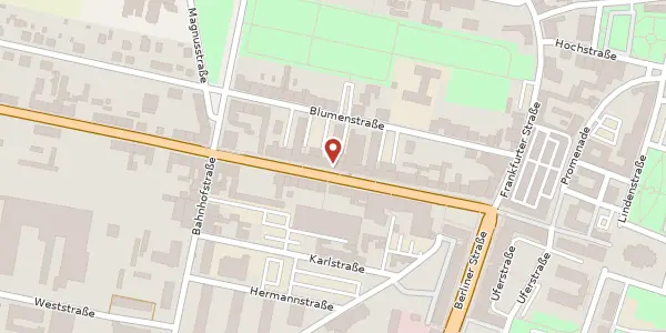 Karte der Umgebung von Cottbuser Str. 35 b, 03149 Forst