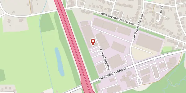 Karte der Umgebung von Gutenbergweg 4, 40699 Erkrath