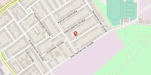 Karte der Umgebung von Diedesfelder Str. 5, 68309 Mannheim