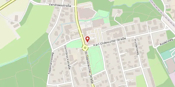 Karte der Umgebung von Windelsbleicher Str. 245, 33659 Bielefeld