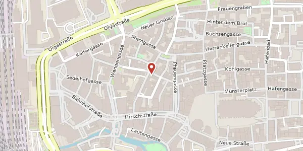 Karte der Umgebung von Walfischgasse 11, 89073 Ulm/Donau