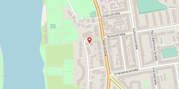 Karte der Umgebung von Rudolf-Groth-Straße 9, 23566 Lübeck