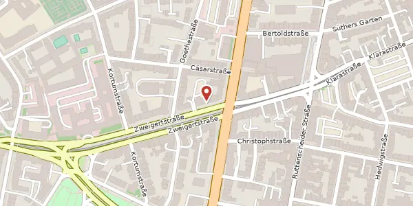 Karte der Umgebung von Zweigertstr. 28-30, 45130 Essen