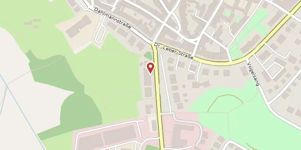 Karte der Umgebung von Schweriner Straße 5, 23970 Wismar