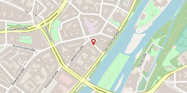 Karte der Umgebung von Ländstr. 4, 80538 München