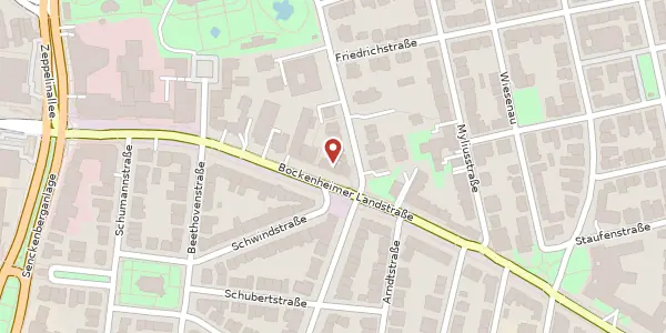 Karte der Umgebung von Bockenheimer Landstr. 94-96, 60323 Frankfurt