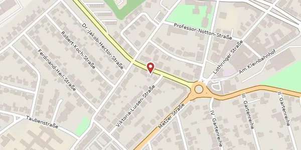 Karte der Umgebung von Wallerfanger Straße 19, 66740 Saarlouis