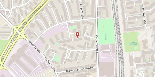 Karte der Umgebung von Böblinger Str. 11, 50739 Köln