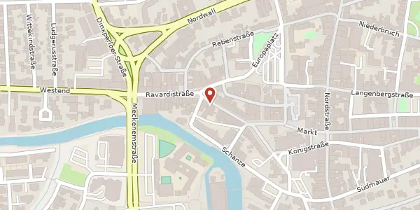 Karte der Umgebung von Ravardistr. 21, 46399 Bocholt