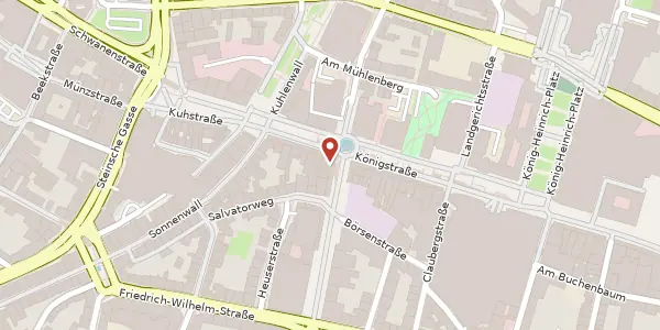 Karte der Umgebung von Düsseldorfer Str. 2, 47051 Duisburg
