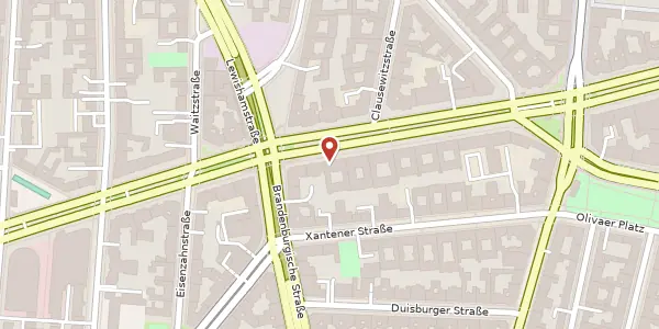 Karte der Umgebung von Kurfürstendamm 167/168, 10707 Berlin