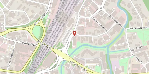 Karte der Umgebung von Kurfürstenstr. 24, 32052 Herford