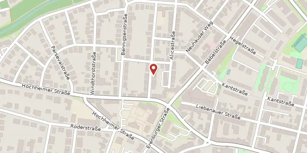 Karte der Umgebung von Pestalozzistraße 10, 67549 Worms